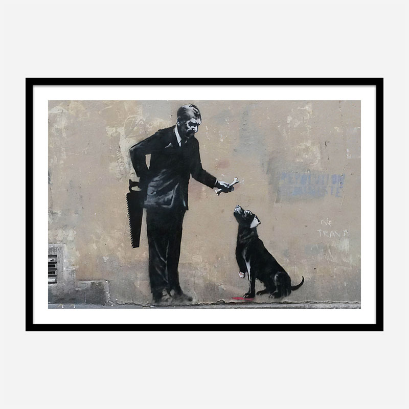 The Hand That Feeds Banksy Wall Art