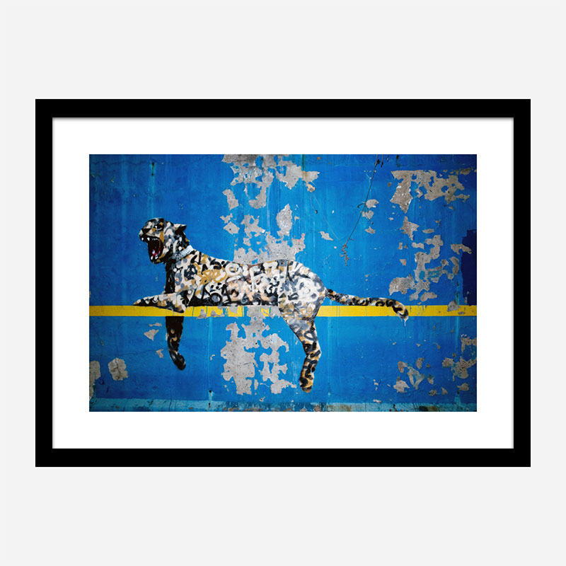 Banksy Cheetah Canvas – ClockCanvas