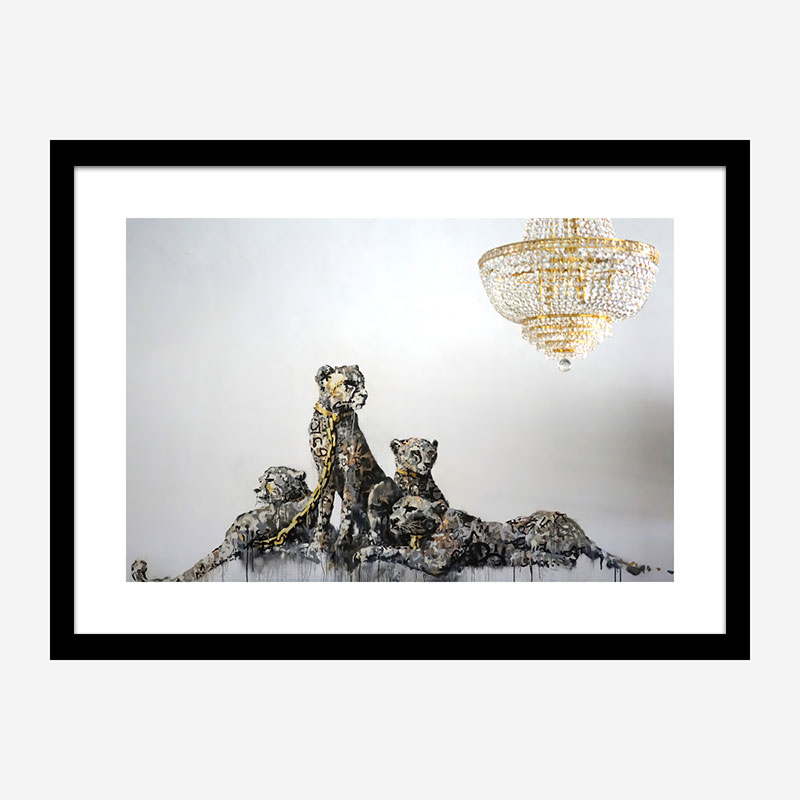 Banksy Leopards Wall Art