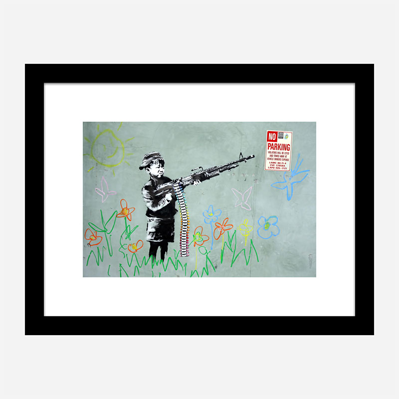 War Child Crayola Kid Banksy Wall Art Print