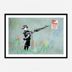 War Child Crayola Kid Banksy Wall Art Print