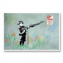 War Child Crayola Kid Banksy Wall Art Print