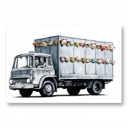 Meat Truck Banksy Wall Art Print