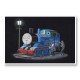 Thomas the Tank Engine Makeover by Banksy Wall Art Print