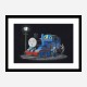 Thomas the Tank Engine Makeover by Banksy Wall Art Print