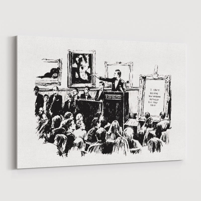 Banksy: I can't believe you morons actually buy this sh*t