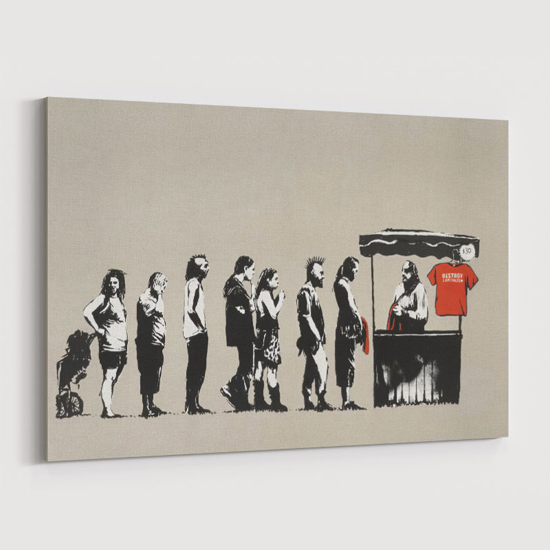 Festival By Banksy Wall Art Print