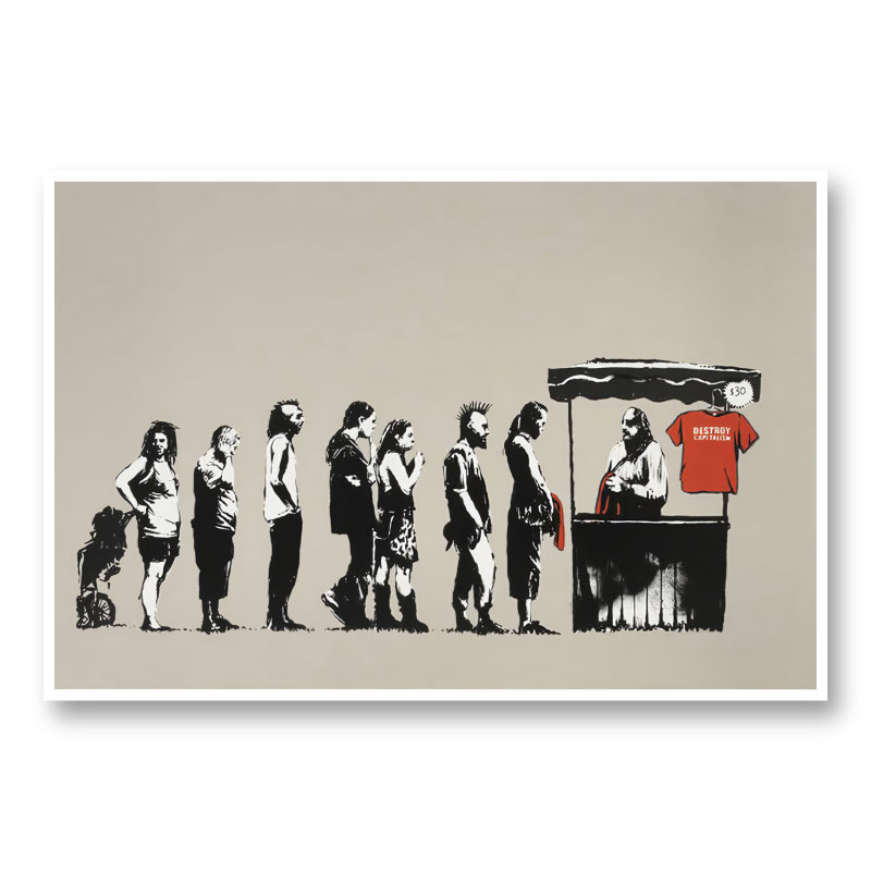 Festival By Banksy Wall Art Print