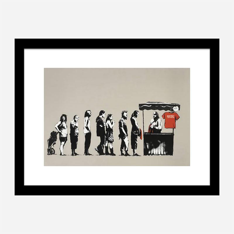 Festival By Banksy Wall Art Print