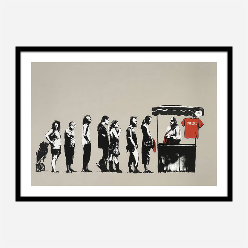 Festival By Banksy Wall Art Print