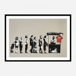 Festival By Banksy Wall Art Print