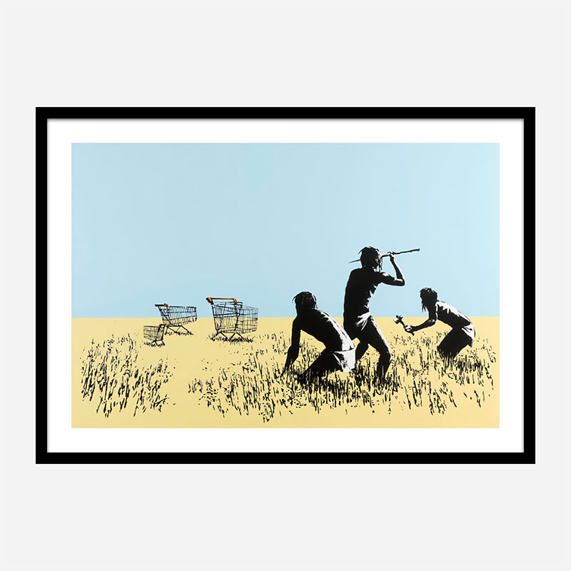 Trolley's By Banksy Wall Art Print