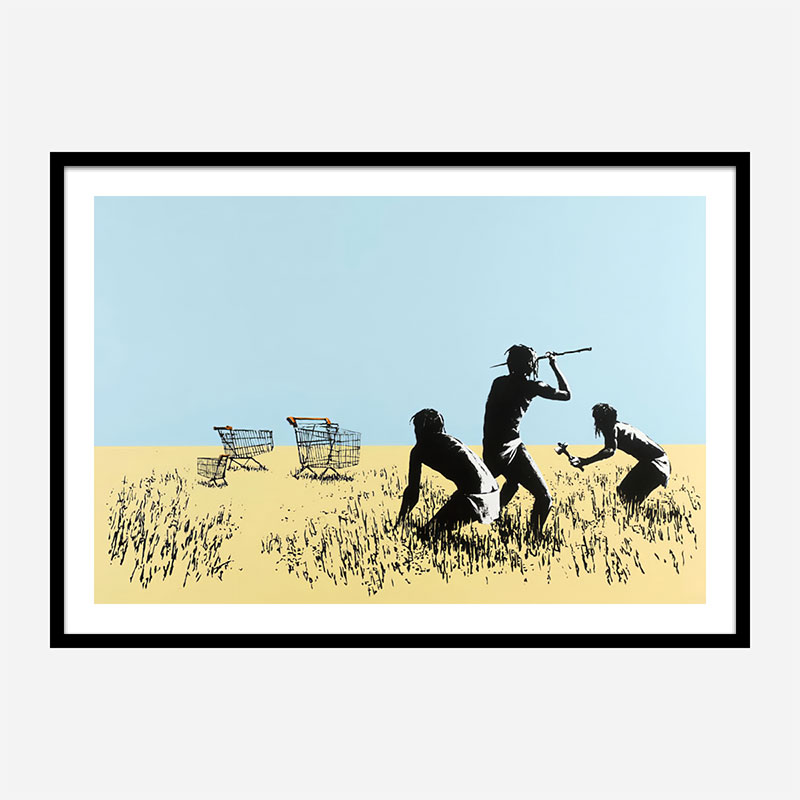 Trolley's By Banksy Wall Art Print