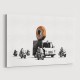 Donut Chocolate By Banksy Wall Art Print