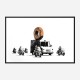 Donut Chocolate By Banksy Wall Art Print