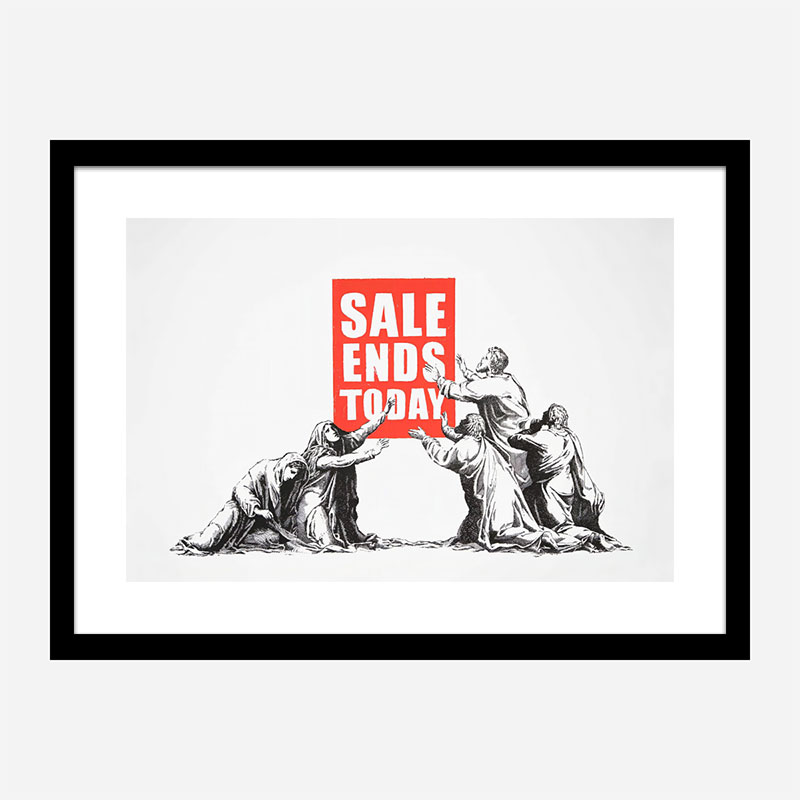 Sale Ends Today Banksy Wall Art Print