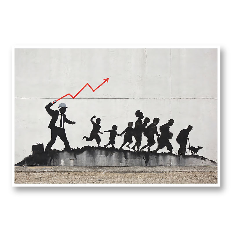 Banksy The Whip Wall Art Print