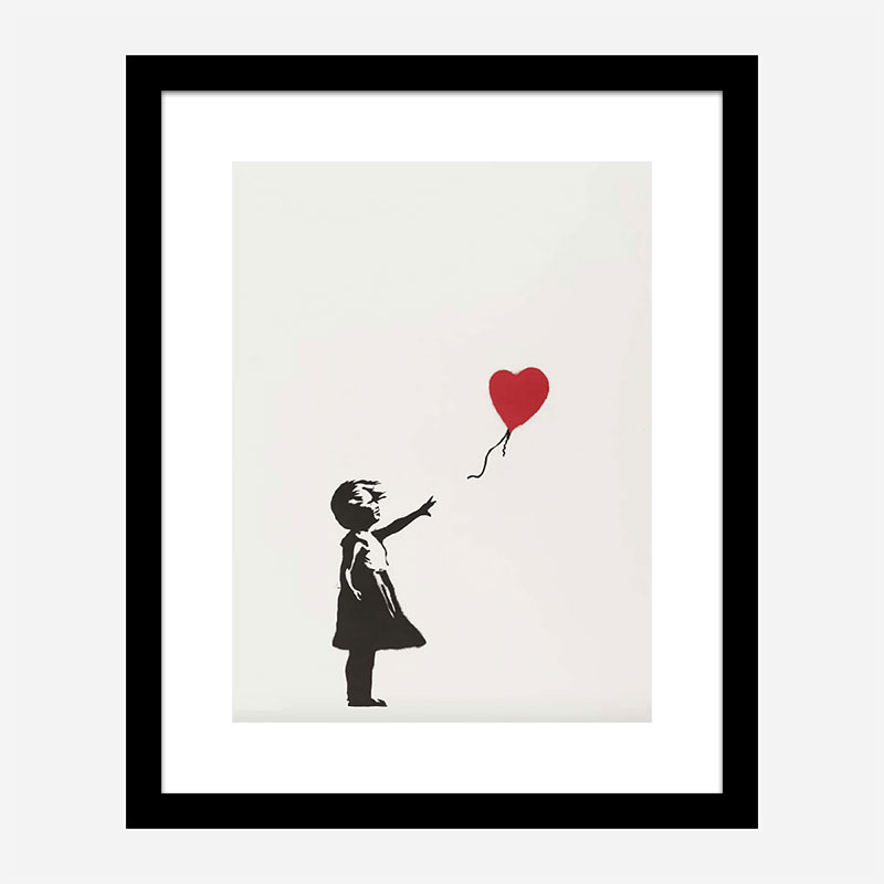 Banksy Girl with Balloon Art Print