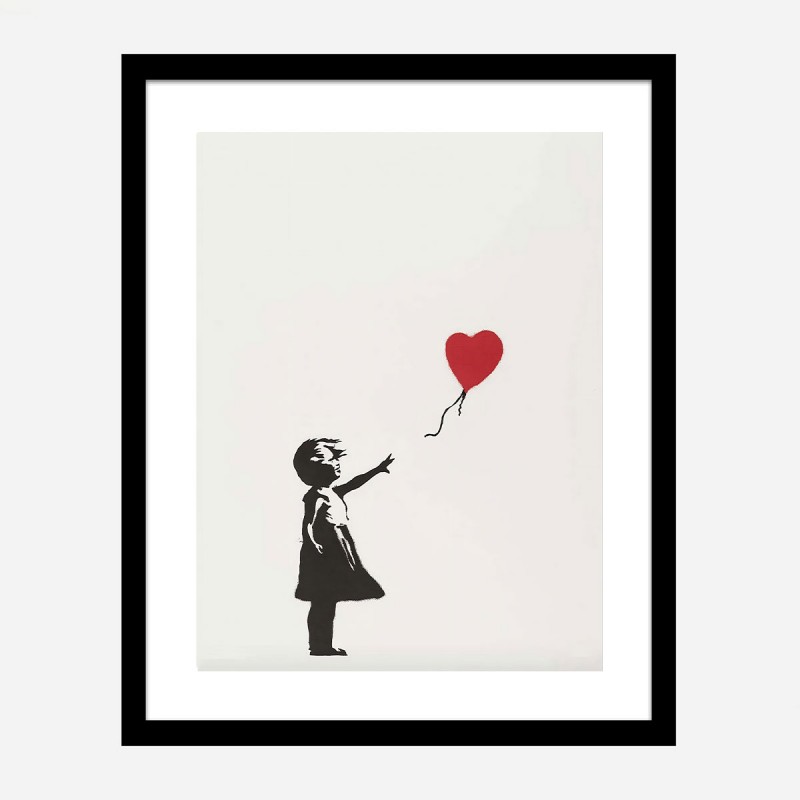 Banksy Girl with Balloon Art Print