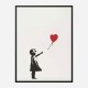 Banksy Girl with Balloon Art Print