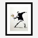 Love Is In The Air Banksy Art Print