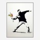 Love Is In The Air Banksy Art Print