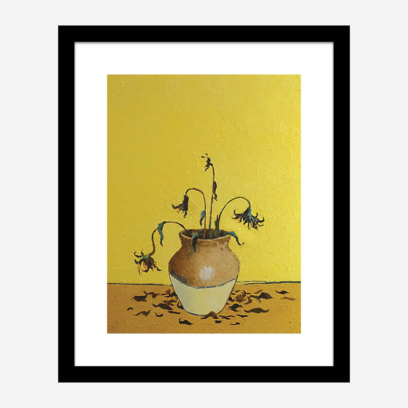 Sunflowers by Banksy Art Print