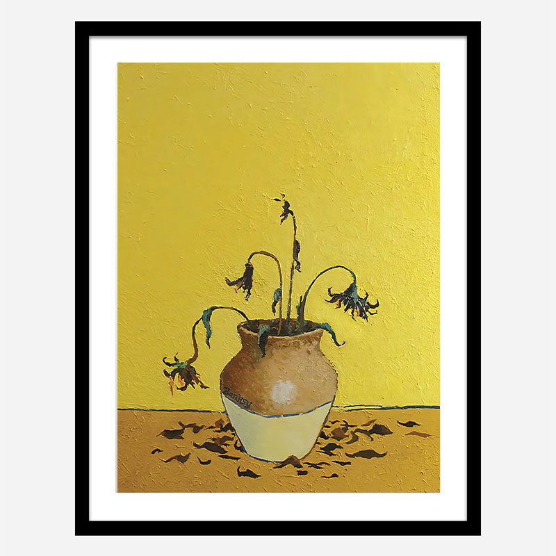 Sunflowers by Banksy Art Print