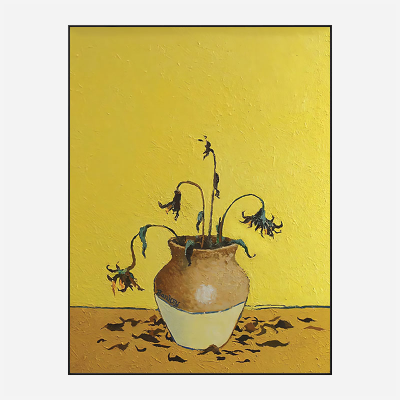 Sunflowers by Banksy Art Print