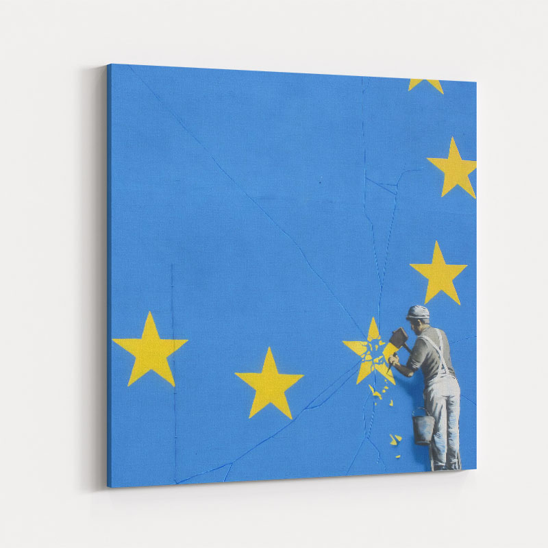 Brexit mural by Banksy Art Print