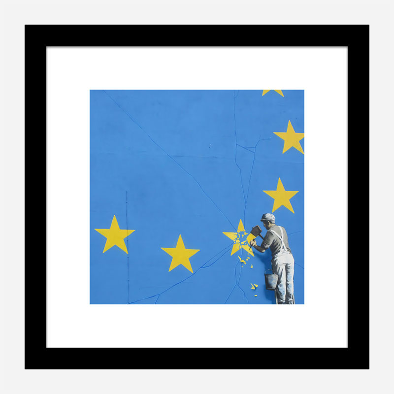 Brexit mural by Banksy Art Print