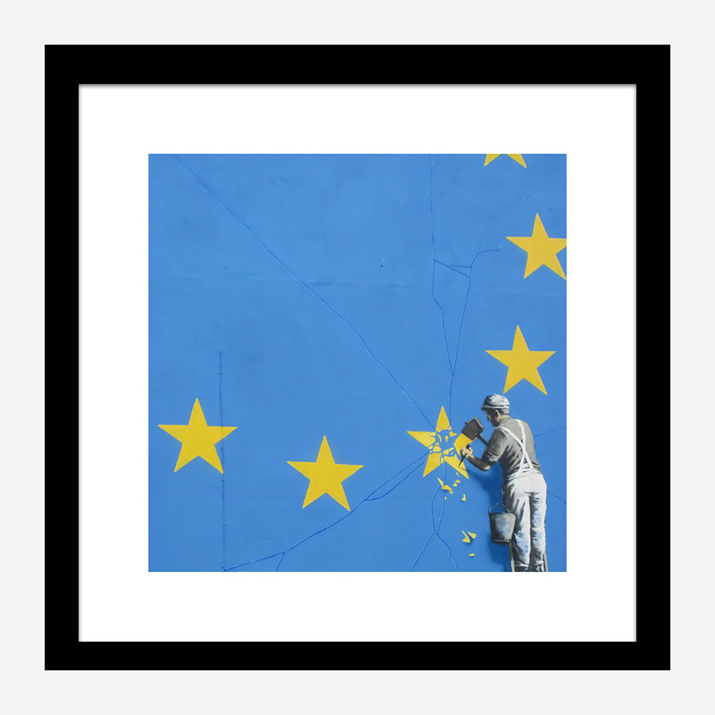 Brexit mural by Banksy Art Print