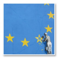 Brexit mural by Banksy Art Print