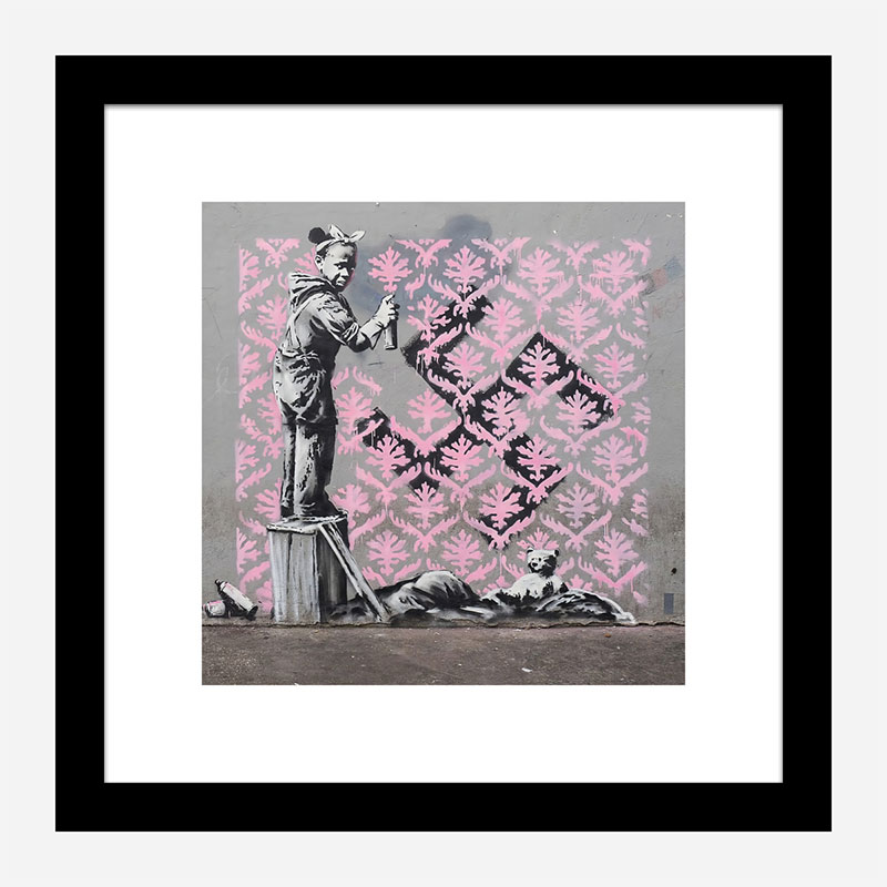 Porte de la Chapelle Mural by Banksy Art Print