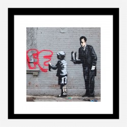 Ghetto 4 Life by Banksy Art Print