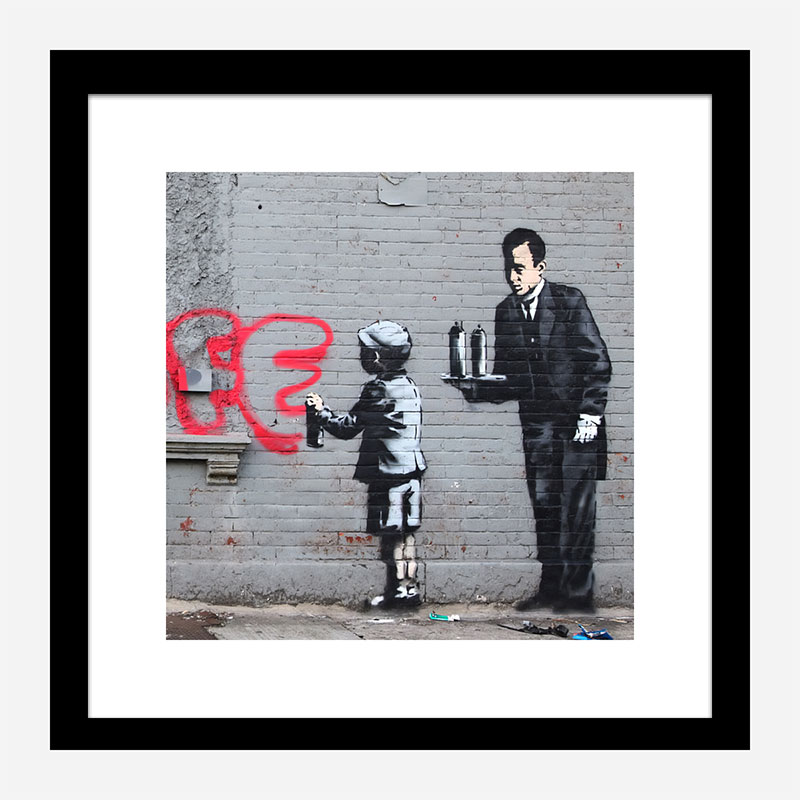 Ghetto 4 Life by Banksy Art Print