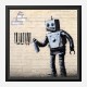 Tagging Robot by Banksy Art Print