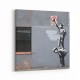 Banksy Graffiti Is A Crime Art Print