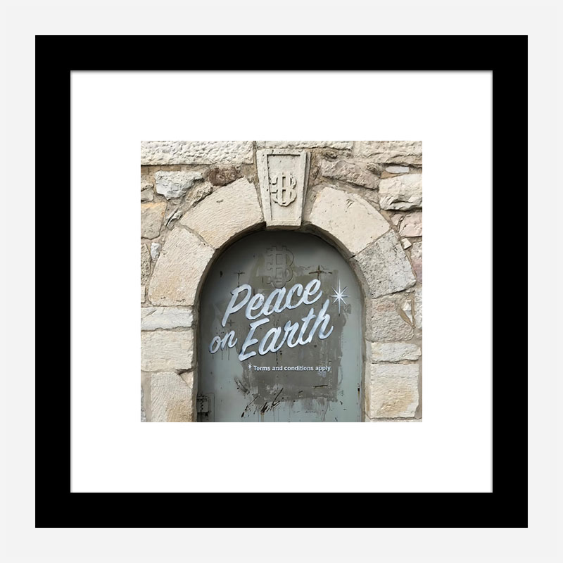 Banksy Peace On Earth Art Print