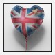 Banksy Union Jack Balloon Art Print