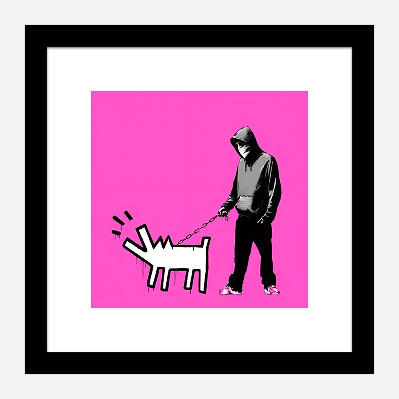 Choose Your Weapon Pink by Banksy Art Print