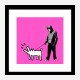 Choose Your Weapon Pink by Banksy Art Print