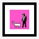 Choose Your Weapon Pink by Banksy Art Print