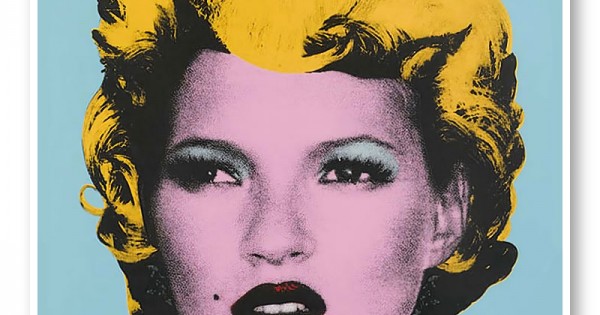 最終値下げ！　バンクシー　Banksy　KATE MOSS ケイトモス WCP Banksy（バンクシー）Kate Moss（Gold）- WCP Reproductionを