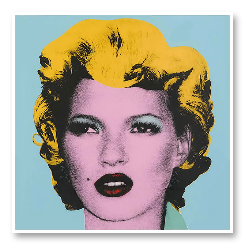 Kate Moss by Banksy Art Print