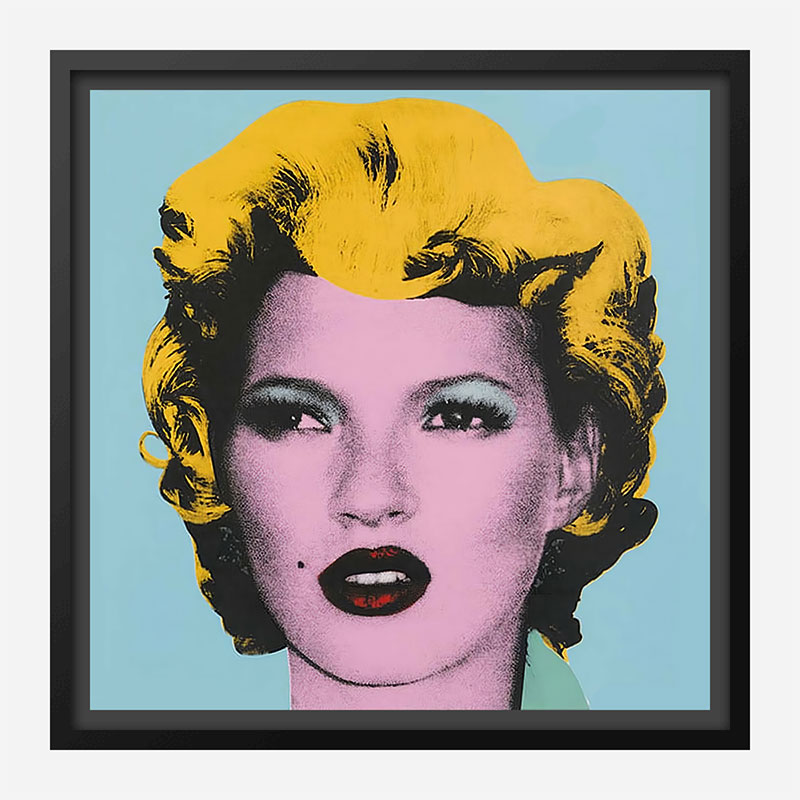 Kate Moss by Banksy Art Print