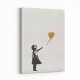 Banksy Girl with Gold Balloon Art Print