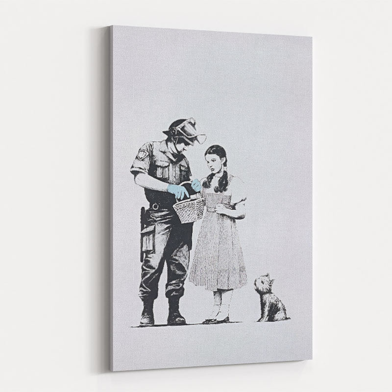 Banksy Stop and Search Art Print