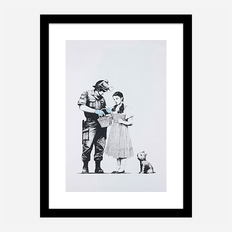 Banksy Stop and Search Art Print