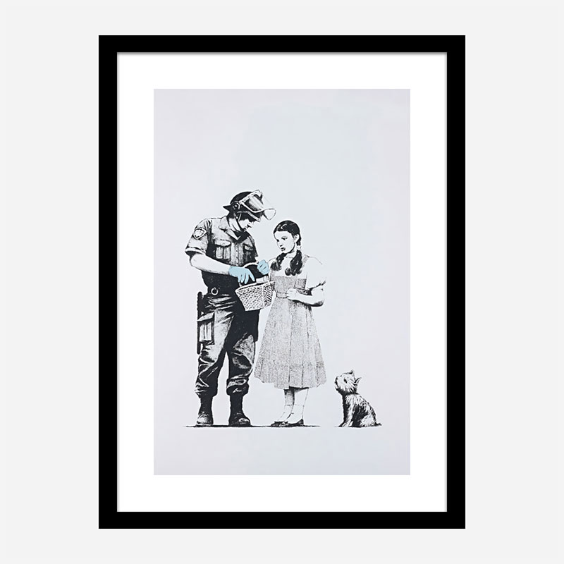 Banksy Stop and Search Art Print